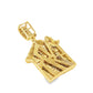 10K Yellow Gold Diamond Trap House Pendant 1.0 Ctw| Iced Out Hip Hop Pendant for Men – Jewelry Palace