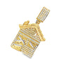 10K Yellow Gold Diamond Trap House Pendant 1.0 Ctw| Iced Out Hip Hop Pendant for Men – Jewelry Palace