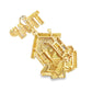 10K Yellow Gold Diamond Trap House Pendant 1.00 ctw | Iced Out Money Stack Hip Hop Pendant – Jewelry Palace