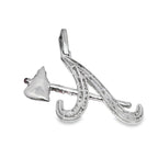 10K White Gold Diamond “A” Pendant 2.50 ctw | Iced Out Atlanta Braves Inspired Pendant – Jewelry Palace