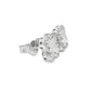 10K White Gold Diamond Clover Stud Earrings 0.28 CTW | Jewelry Palace