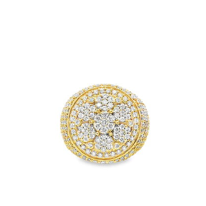 10K Yellow Gold Diamond Ring with Round Brilliant Cut Diamonds 2.25 CTW | Jewelry Palace