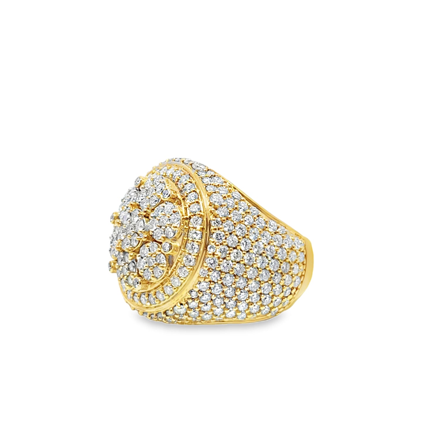 10K Yellow Gold Diamond Ring with Round Brilliant Cut Diamonds 2.25 CTW | Jewelry Palace