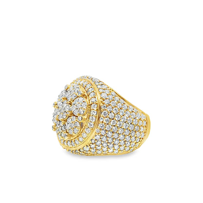 10K Yellow Gold Diamond Ring with Round Brilliant Cut Diamonds 2.25 CTW | Jewelry Palace