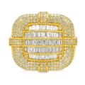 14K Yellow Gold Diamond Baguette Ring 2.00 ctw – Luxurious Men’s Statement Ring | Jewelry Palace Lithonia, GA