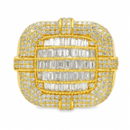 14K Yellow Gold Diamond Baguette Ring 2.00 ctw – Luxurious Men’s Statement Ring | Jewelry Palace Lithonia, GA