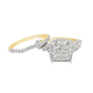 10K Yellow Gold Diamond Princess-Cut Diamond Ring With Band 1.73 CTW