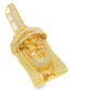 10K Yellow Gold Diamond Jesus Pendant 1.35 ctw | Iced-Out Religious Charm
