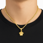 10K Yellow Gold Medusa Pendant Necklace | Bold Rope Chain Set | Jewelry Palace