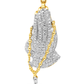 10K Yellow Gold Diamond Praying Hands Pendant | 0.34 CTW | Jewelry Palace