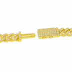 10K Yellow Gold 5.5MM Diamond Cuban Link Bracelet 2.36 ctw – Luxury 7" Design | Jewelry Palace