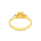 10K Yellow Gold Elegant Promise Diamond Ring 0.26 ctw