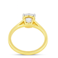 14K Yellow Gold Diamond Solitaire Engagement Ring 1.50 CTW | Round Brilliant Cut Classic Setting