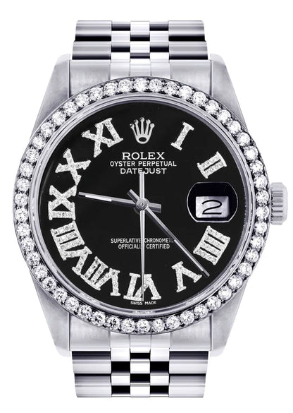 36 MM Two-Tone Rolex Datejust with 2 CTW Diamond Bezel