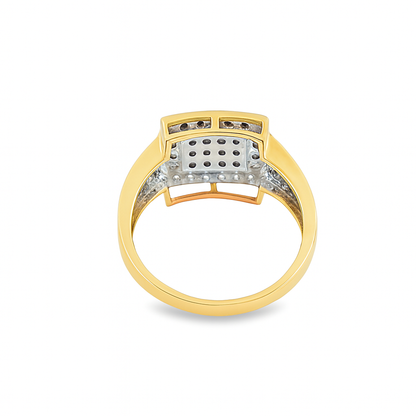 10K Yellow Gold Diamond Ring with Fancy Brown Round Cut Diamonds 0.50 ctw | Chocolate Diamond Ring – Jewelry Palace