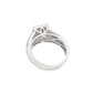 14K White Gold Diamond Trio Ring Set 3.33 ctw