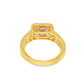 10K Yellow Gold Baguette Diamond Ring with 2 Bands 1.25 ctw