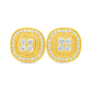 10K Yellow Gold Diamond Round Stud Earrings | 0.16 CTW | Jewelry Palace