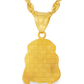 10K Yellow Gold Jesus Face Pendant Necklace Set – Symbol of Faith & Strength | Jewelry Palace