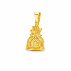 10K Yellow Gold 0.625 CTW Diamond Money Bag Pendant