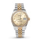 31MM Two-Tone Rolex Datejust with 2 CTW Diamond Bezel