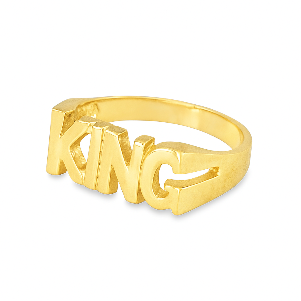 10K Yellow Gold King Band Ring | Jewelry Palace