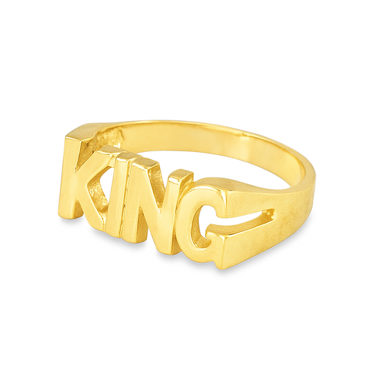 10K Yellow Gold King Band Ring | Jewelry Palace