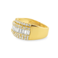14K Yellow Gold Diamond Baguette Band 2.00 CTW | Women’s Multi-Row Statement Ring | Jewelry Palace
