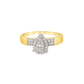 10K Yellow Gold Diamond Pear Shape Wedding Trio Set 0.45 ctw