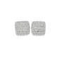 10K White Gold Diamond Square Stud Earrings | 0.26 CTW | Jewelry Palace