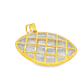 10K Yellow Gold Diamond Football Pendant 1.50 ctw – Sports & Luxury Jewelry | Jewelry Palace Lithonia, GA