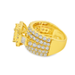 10K Yellow Gold Diamond Square Cluster Ring 3.00 ctw | Brilliant Round Cut Design – Jewelry Palace Lithonia GA