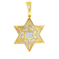 10K Yellow Gold 0.60 ctw Diamond 6 Point Star Pendant | Star of David Faith Symbol | Jewelry Palace