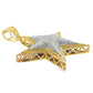 10k Yellow Gold Diamond Star Pendant 1.70 ctw