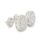 14K White Gold 0.88 ctw Diamond Round Earrings | Elegant Studs | Jewelry Palace