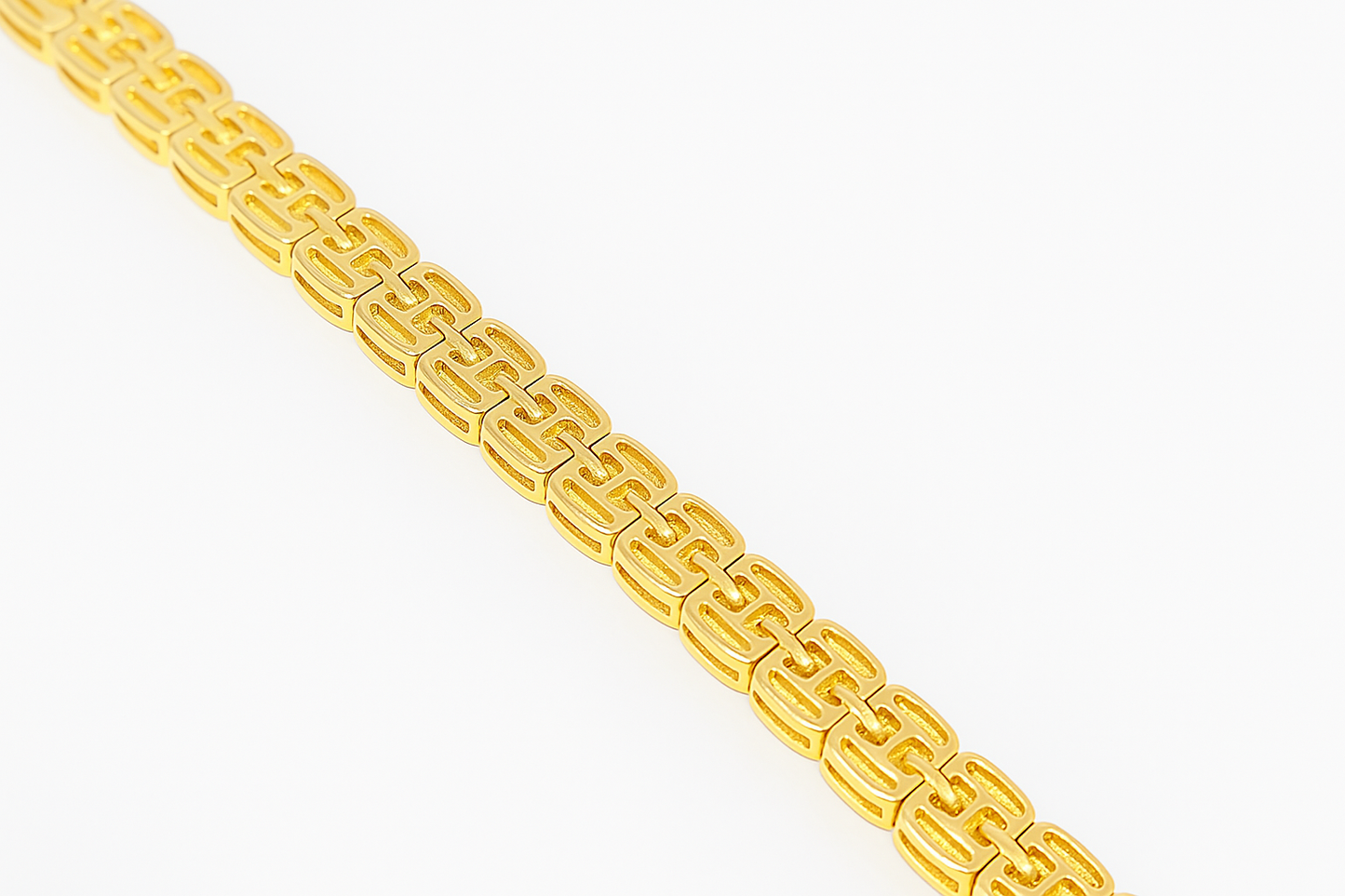10K Yellow Gold Diamond Baguette Bracelet 3.59 CTW | Jewelry Palace