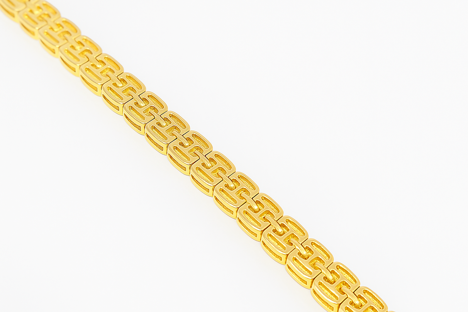 10K Yellow Gold Diamond Baguette Bracelet 3.59 CTW | Jewelry Palace