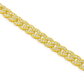 10K Yellow Gold 5MM Luxury Diamond Cuban Bracelet 0.95 ctw – Elegant 7" Link Design | Jewelry Palace