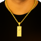 10K Yellow Gold $100 Money Bar Pendant Necklace Set – Symbol of Wealth & Success | Jewelry Palace