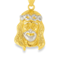 10K Yellow Gold Jesus Face Pendant Necklace Set – Symbol of Faith & Strength | Jewelry Palace