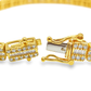 10K Yellow Gold Diamond Baguette Bracelet 3.59 CTW | Jewelry Palace