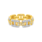 10K Yellow Gold Diamond Link Band Ring 1.50 ctw (Size 10) – Modern Men’s Luxury Ring | Jewelry Palace Lithonia, GA