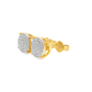 10K Yellow Gold Diamond Cluster Stud Earrings | 0.25 CTW | Jewelry Palace
