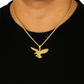 10K Yellow Gold Eagle Pendant Necklace Set – Bold & Majestic Design | Jewelry Palace