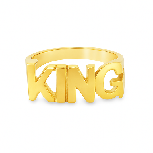 10K Yellow Gold King Band Ring | Jewelry Palace