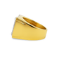 Men’s Rectangle Cluster Pinky Ring 2.00 CTW | 10K Yellow Gold Diamond Iced-Out Ring | Jewelry Palace