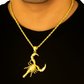 10K Yellow Gold Scorpion Pendant Necklace Set – Bold & Fearless Design | Jewelry Palace