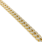 10K Yellow Gold 5.5MM Diamond Cuban Link Bracelet 2.36 ctw – Luxury 7" Design | Jewelry Palace