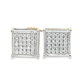 10K Yellow Gold Diamond Square Stud Earrings 0.15 CTW | Jewelry Palace