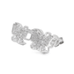10K White Gold 0.29 ctw Diamond Butterfly Earrings | Elegant Studs | Jewelry Palace